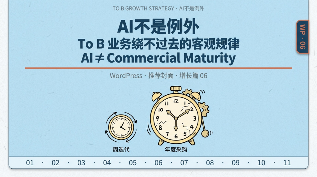 AI不是例外：盘点那些To B业务绕不过去的客观规律