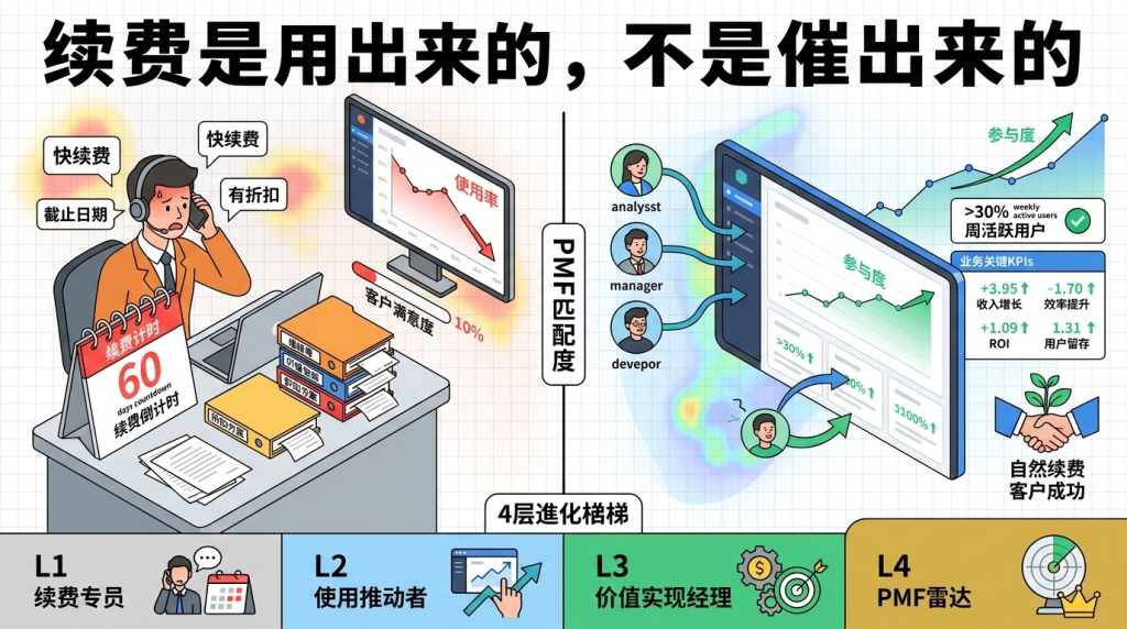 AI产品又如何？没有PMF的客户成功，终究只是续费专员