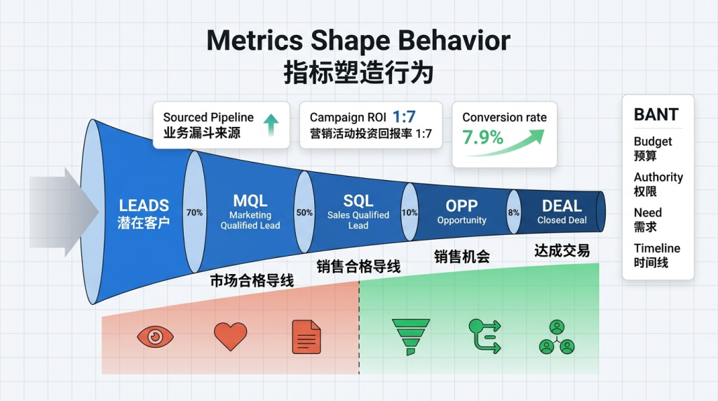 B2B市场部考核指标